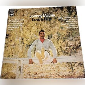 💙 Johnny Mathis Love Is Blue Vinyl Album